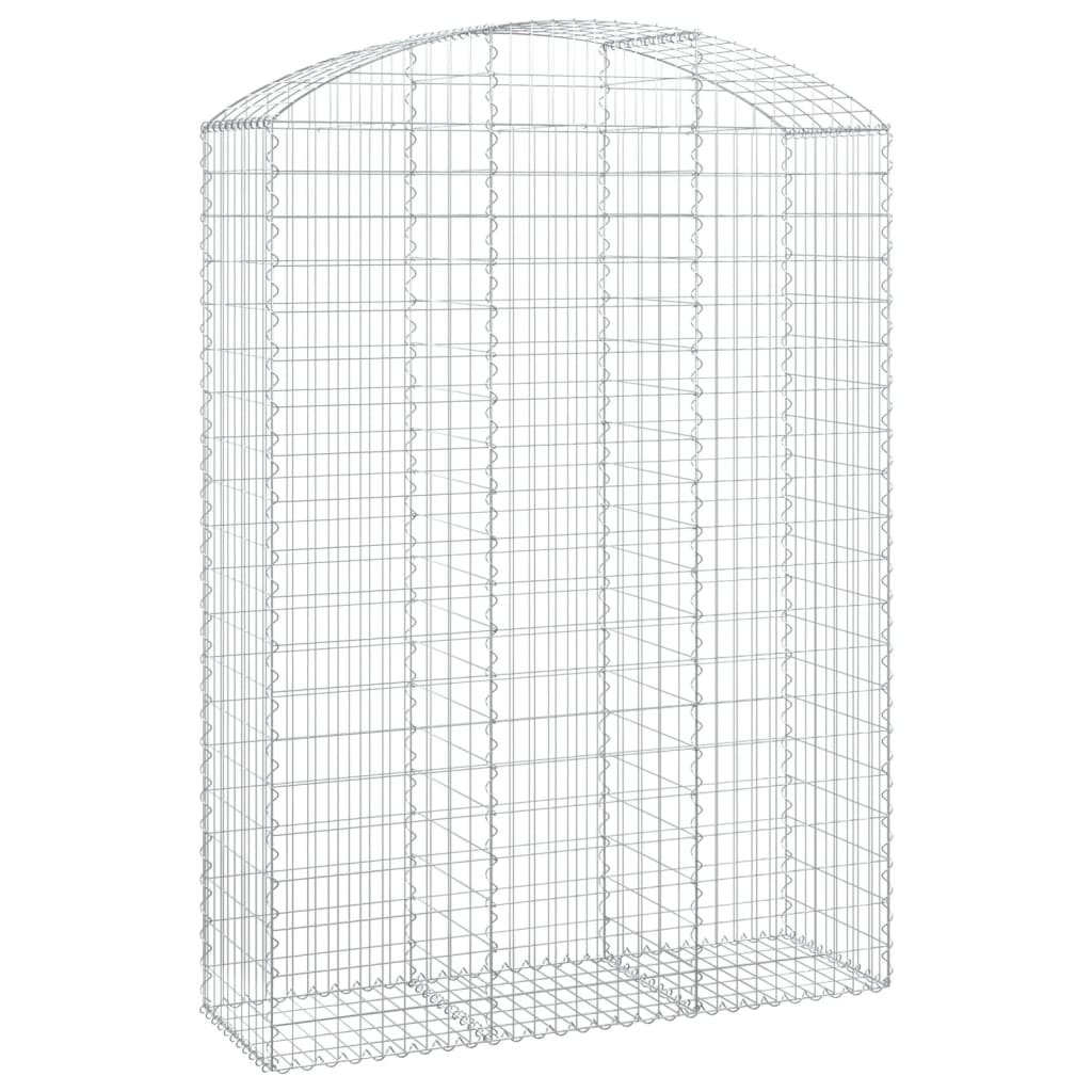 Gabione mit Hochbogen 150x50x200/220 cm Verzinktes Eisen - Pazzar.ch