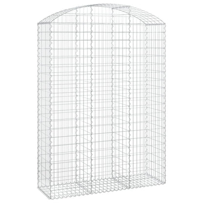 Gabione mit Hochbogen 150x50x200/220 cm Verzinktes Eisen - Pazzar.ch