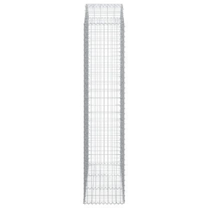 Gabione mit Hochbogen 150x50x220/240 cm Verzinktes Eisen - Pazzar.ch