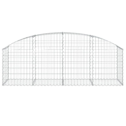 Gabione mit Hochbogen 200x50x60/80 cm Verzinktes Eisen - Pazzar.ch