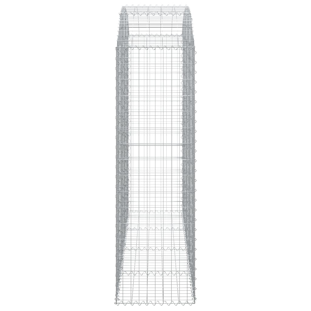 Gabione mit Hochbogen 200x50x160/180 cm Verzinktes Eisen - Pazzar.ch
