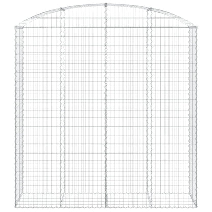 Gabione mit Hochbogen 200x50x200/220 cm Verzinktes Eisen - Pazzar.ch