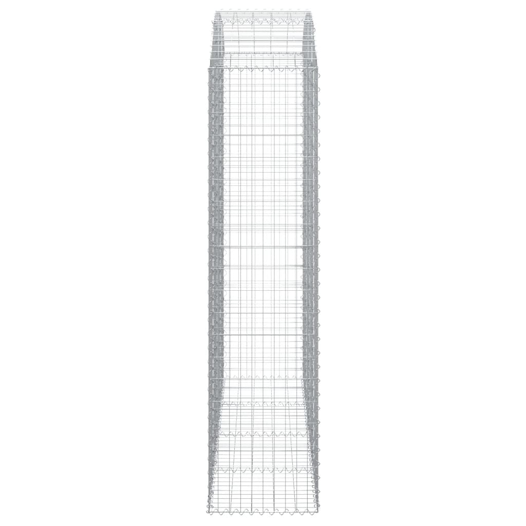 Gabione mit Hochbogen 200x50x200/220 cm Verzinktes Eisen - Pazzar.ch