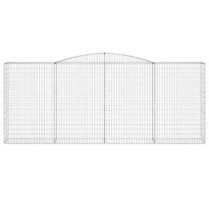 Gabione mit Hochbogen 400x50x160/180 cm Verzinktes Eisen - Pazzar.ch