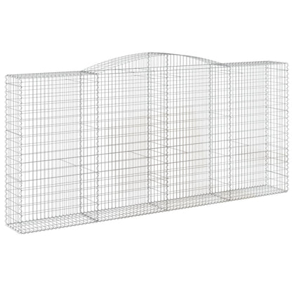 Gabione mit Hochbogen 400x50x180/200 cm Verzinktes Eisen - Pazzar.ch