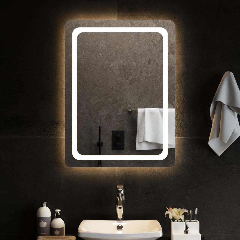 LED-Badspiegel 60x80 cm - Pazzar.ch