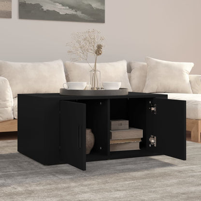 Couchtisch Schwarz 80x50x36 cm Holzwerkstoff - Pazzar.ch