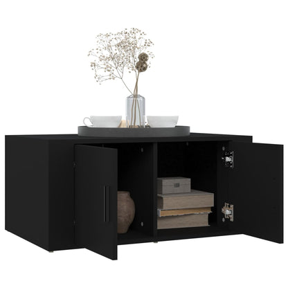 Couchtisch Schwarz 80x50x36 cm Holzwerkstoff - Pazzar.ch