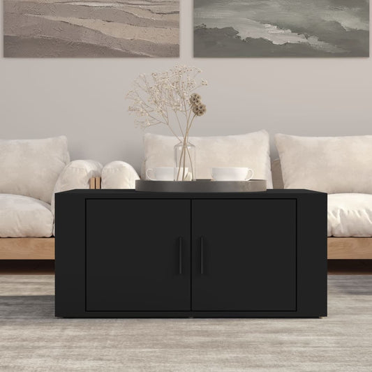 Couchtisch Schwarz 80x50x36 cm Holzwerkstoff - Pazzar.ch