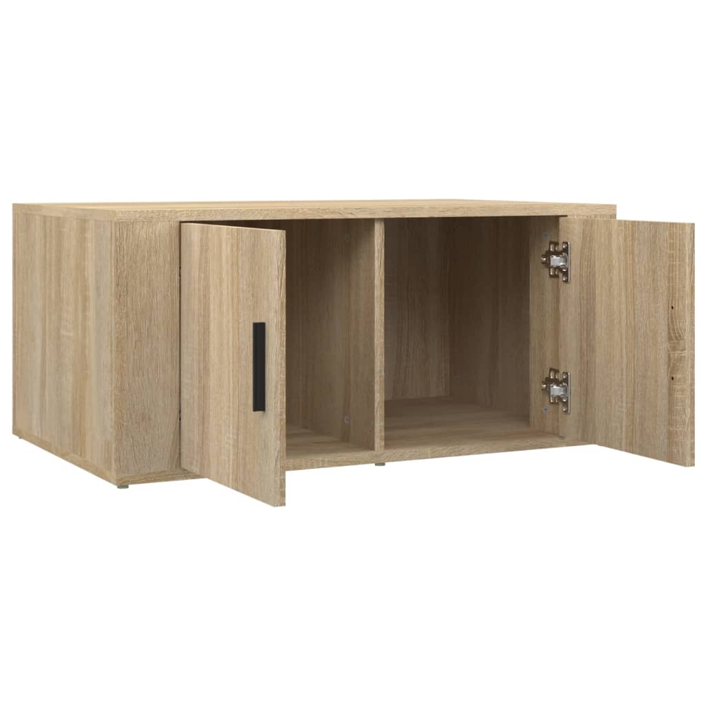 Couchtisch Sonoma-Eiche 80x50x36 cm Holzwerkstoff - Pazzar.ch