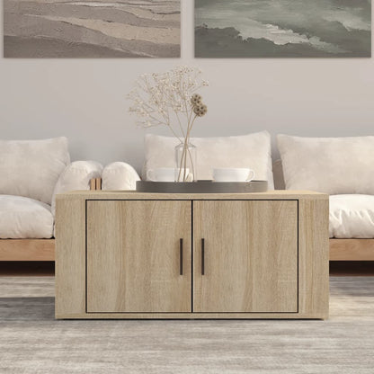 Couchtisch Sonoma-Eiche 80x50x36 cm Holzwerkstoff - Pazzar.ch