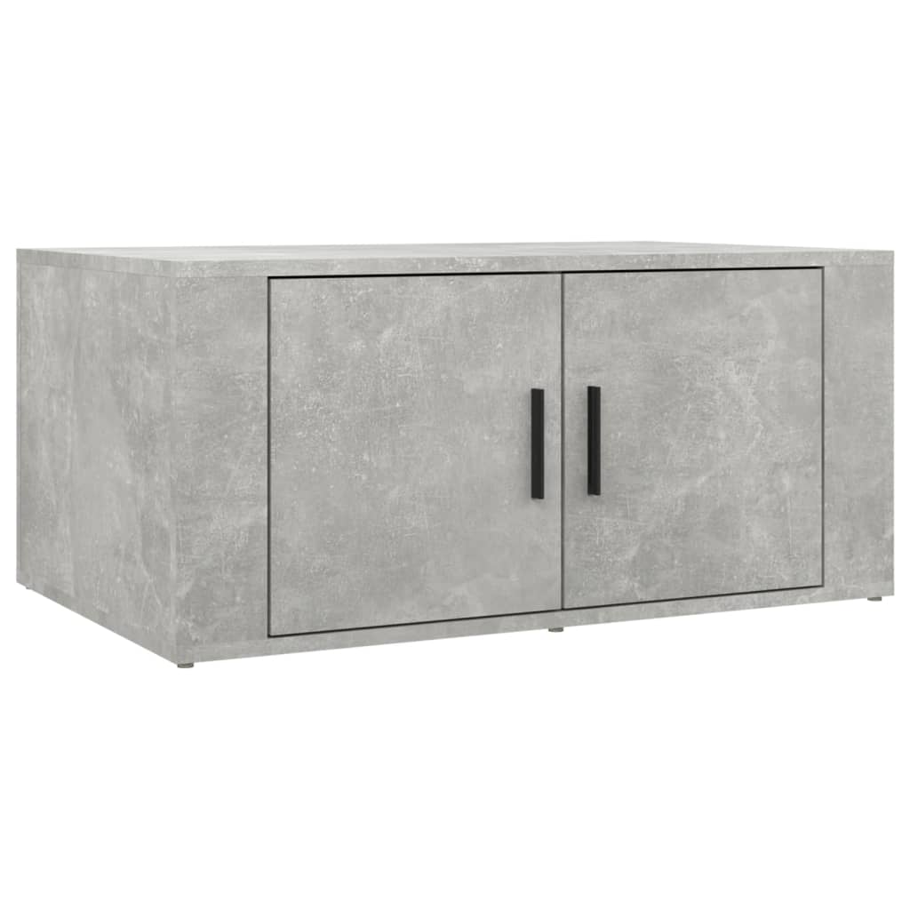 Couchtisch Betongrau 80x50x36 cm Holzwerkstoff - Pazzar.ch