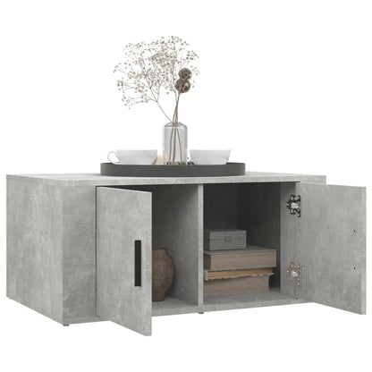 Couchtisch Betongrau 80x50x36 cm Holzwerkstoff - Pazzar.ch