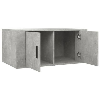 Couchtisch Betongrau 80x50x36 cm Holzwerkstoff - Pazzar.ch