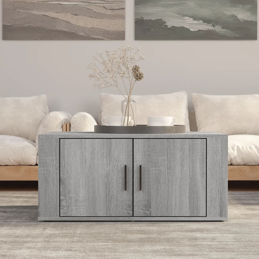 Couchtisch Grau Sonoma 80x50x36 cm Holzwerkstoff - Pazzar.ch