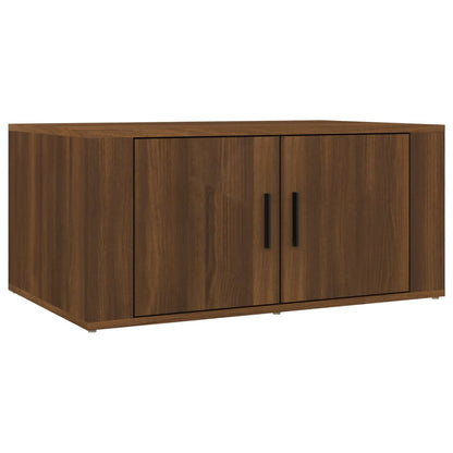 Couchtisch Braun Eichen-Optik 80x50x36 cm Holzwerkstoff - Pazzar.ch