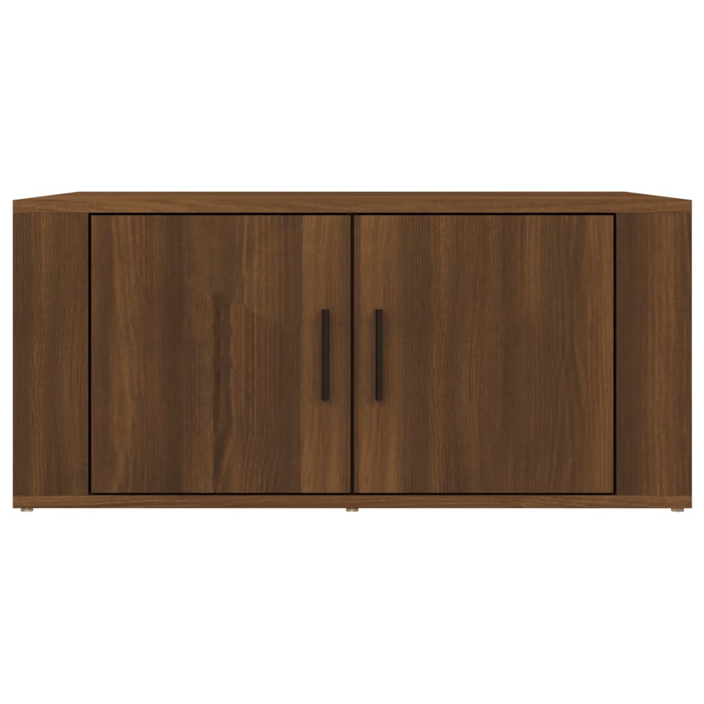 Couchtisch Braun Eichen-Optik 80x50x36 cm Holzwerkstoff - Pazzar.ch
