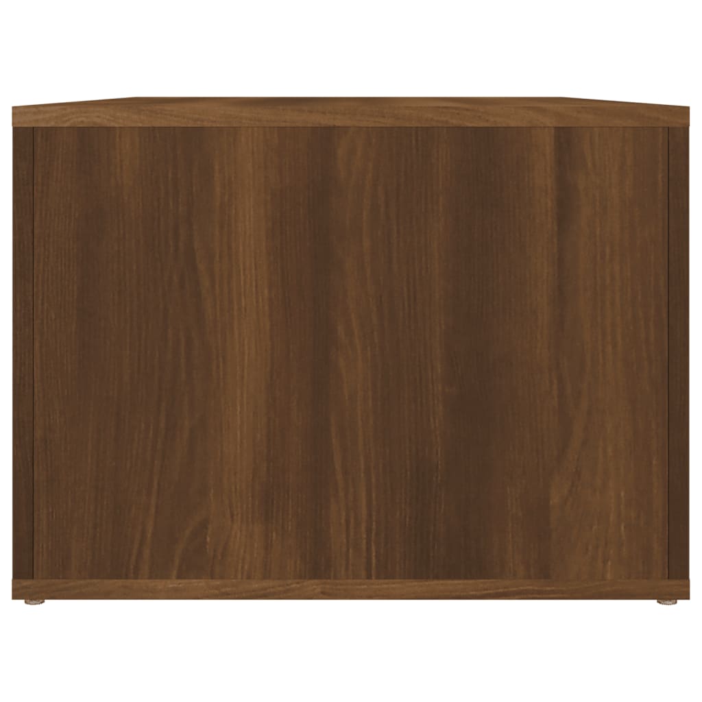 Couchtisch Braun Eichen-Optik 80x50x36 cm Holzwerkstoff - Pazzar.ch