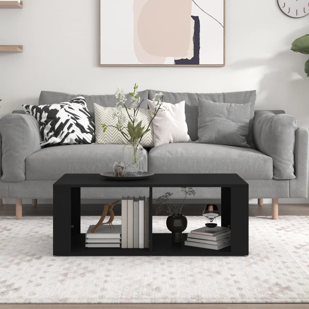 Couchtisch Schwarz 100x50x36 cm Holzwerkstoff - Pazzar.ch