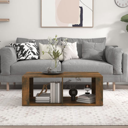 Couchtisch Räuchereiche 100x50x36 cm Holzwerkstoff - Pazzar.ch