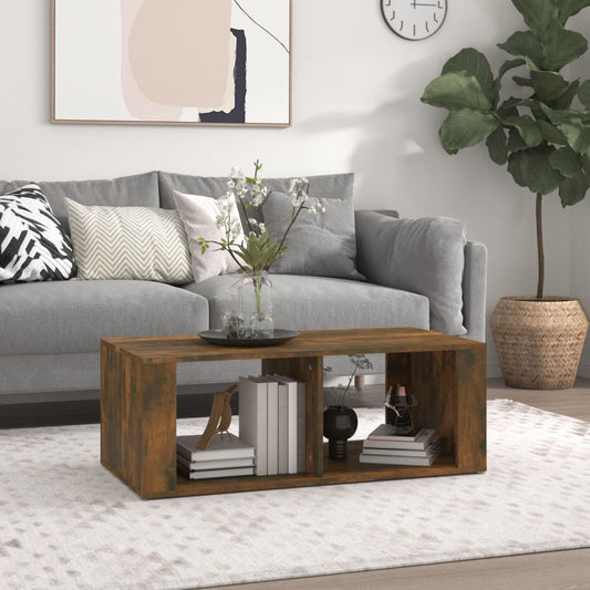 Couchtisch Räuchereiche 100x50x36 cm Holzwerkstoff - Pazzar.ch