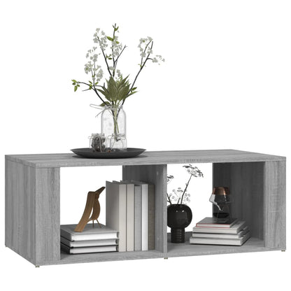 Couchtisch Grau Sonoma 100x50x36 cm Holzwerkstoff - Pazzar.ch