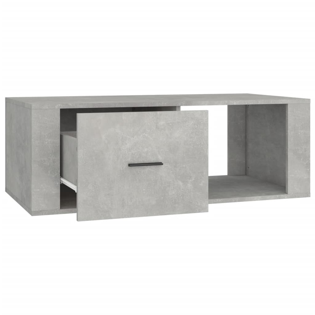 Couchtisch Betongrau 100x50,5x35 cm Holzwerkstoff - Pazzar.ch