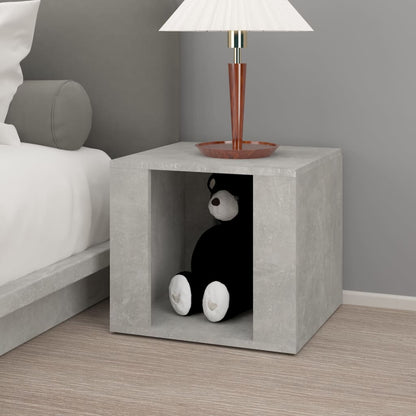 Nachttisch Betongrau 41x40x36 cm Holzwerkstoff - Pazzar.ch