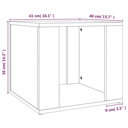 Nachttisch Betongrau 41x40x36 cm Holzwerkstoff - Pazzar.ch