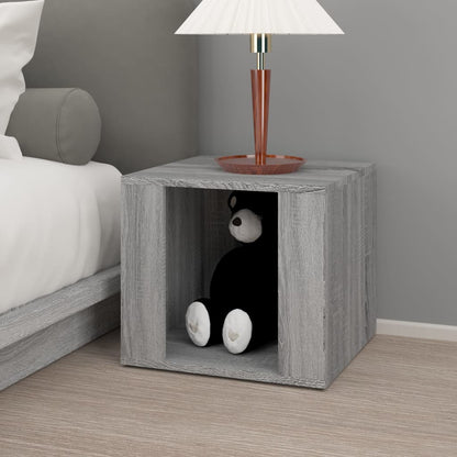 Nachttisch Grau Sonoma 41x40x36 cm Holzwerkstoff - Pazzar.ch