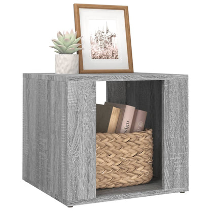 Nachttisch Grau Sonoma 41x40x36 cm Holzwerkstoff - Pazzar.ch