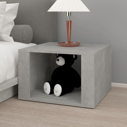 Nachttisch Betongrau 57x55x36 cm Holzwerkstoff - Pazzar.ch