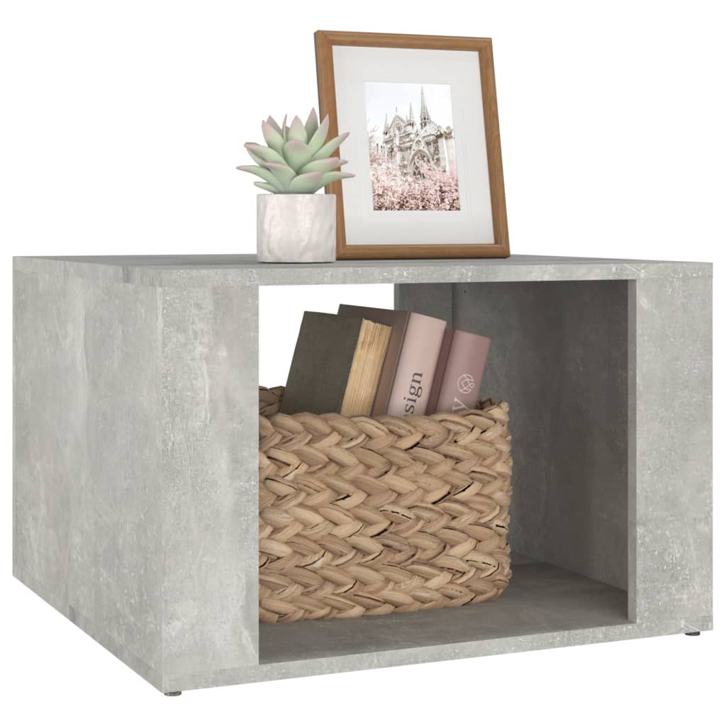Nachttisch Betongrau 57x55x36 cm Holzwerkstoff - Pazzar.ch