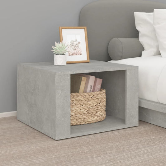 Nachttisch Betongrau 57x55x36 cm Holzwerkstoff - Pazzar.ch