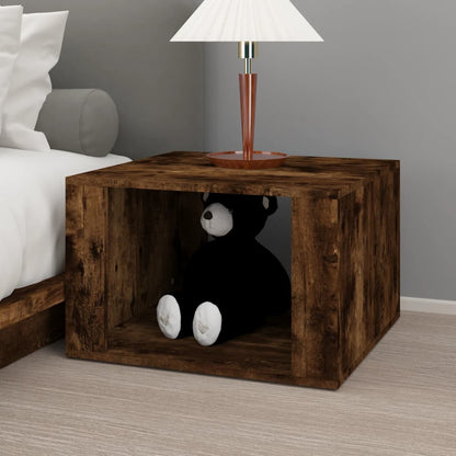 Nachttisch Räuchereiche 57x55x36 cm Holzwerkstoff - Pazzar.ch