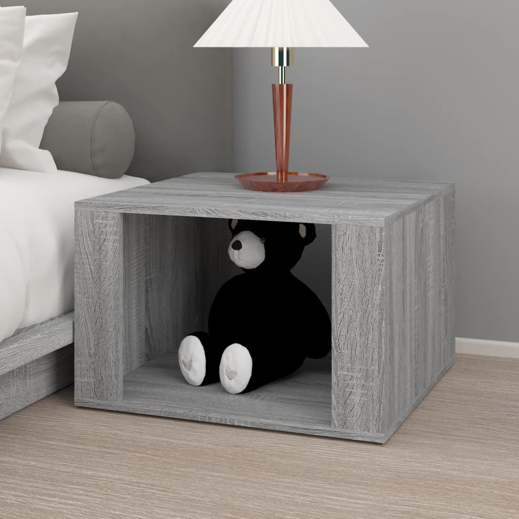 Nachttisch Grau Sonoma 57x55x36 cm Holzwerkstoff - Pazzar.ch