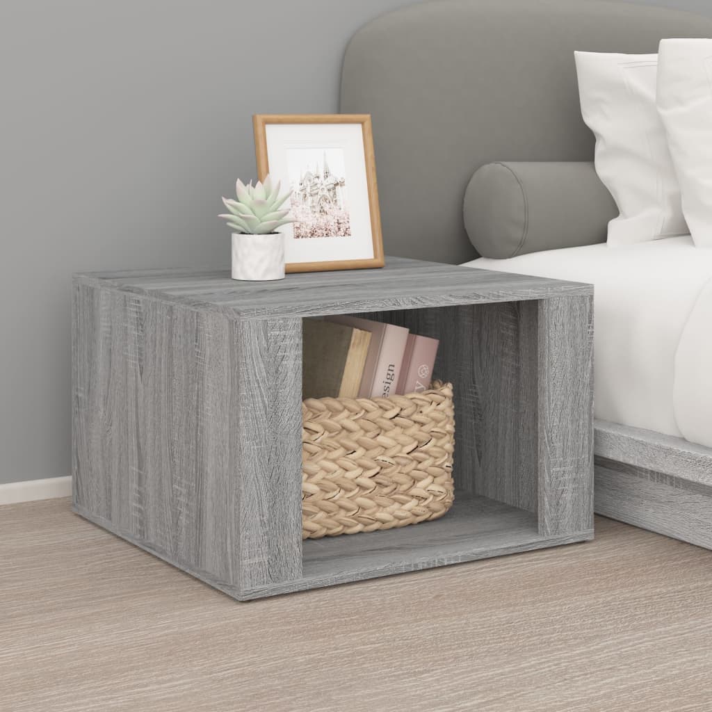 Nachttisch Grau Sonoma 57x55x36 cm Holzwerkstoff - Pazzar.ch