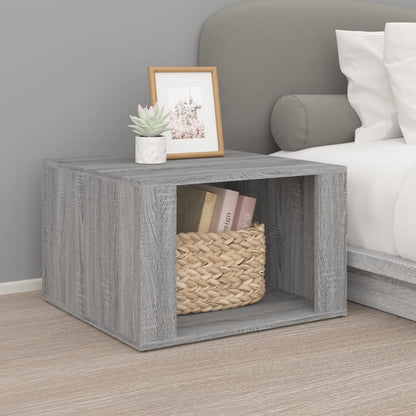 Nachttisch Grau Sonoma 57x55x36 cm Holzwerkstoff - Pazzar.ch