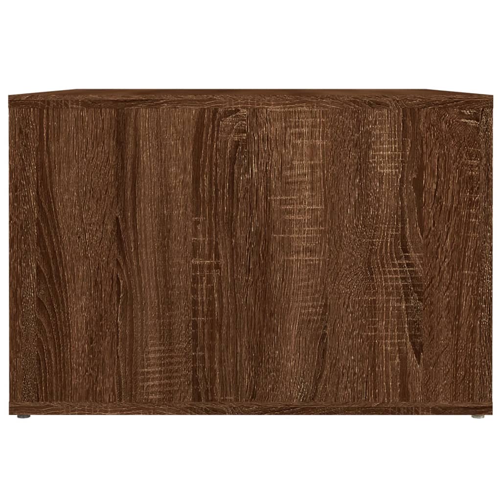 Nachttisch Braun Eichen-Optik 57x55x36 cm Holzwerkstoff - Pazzar.ch