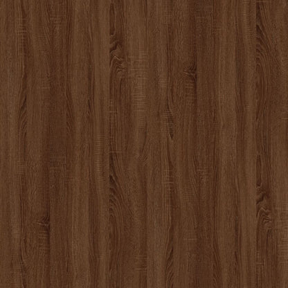 Nachttisch Braun Eichen-Optik 57x55x36 cm Holzwerkstoff - Pazzar.ch