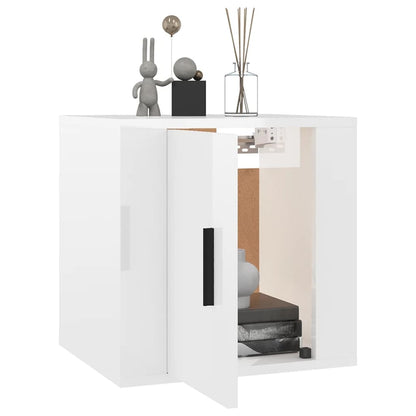 TV-Wandschrank Hochglanz-Weiß 40x34,5x40 cm - Pazzar.ch