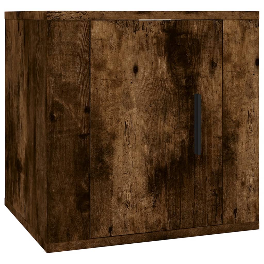 TV-Wandschränke 2 Stk. Räuchereiche 40x34,5x40 cm - Pazzar.ch