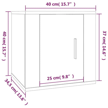 TV-Wandschrank Grau Sonoma 40x34,5x40 cm - Pazzar.ch