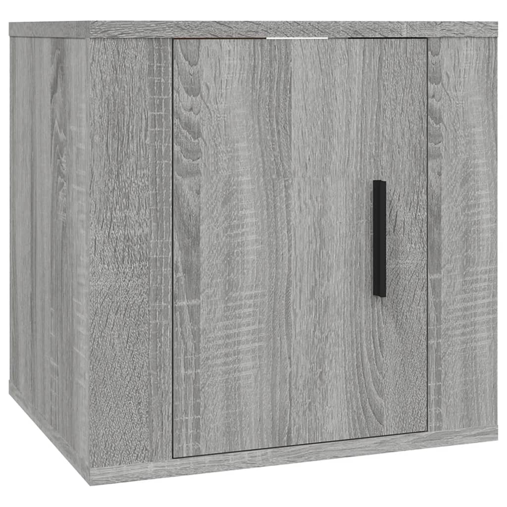 TV-Wandschränke 2 Stk. Grau Sonoma 40x34,5x40 cm - Pazzar.ch