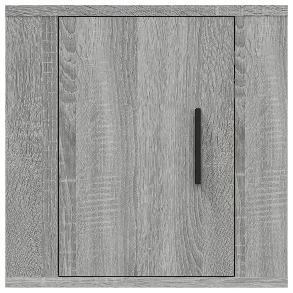 TV-Wandschränke 2 Stk. Grau Sonoma 40x34,5x40 cm - Pazzar.ch