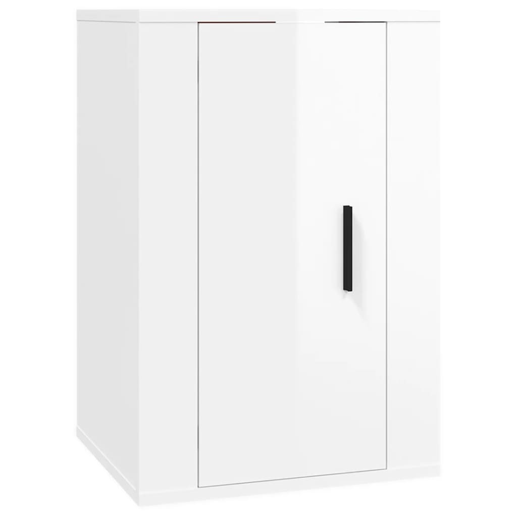 TV-Wandschrank Hochglanz-Weiß 40x34,5x60 cm - Pazzar.ch