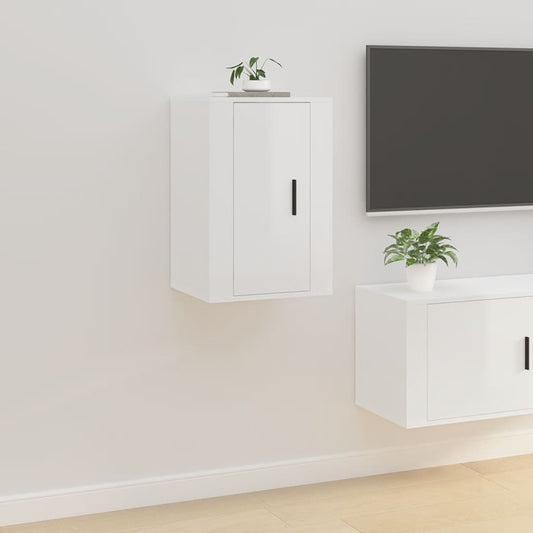 TV-Wandschrank Hochglanz-Weiß 40x34,5x60 cm - Pazzar.ch