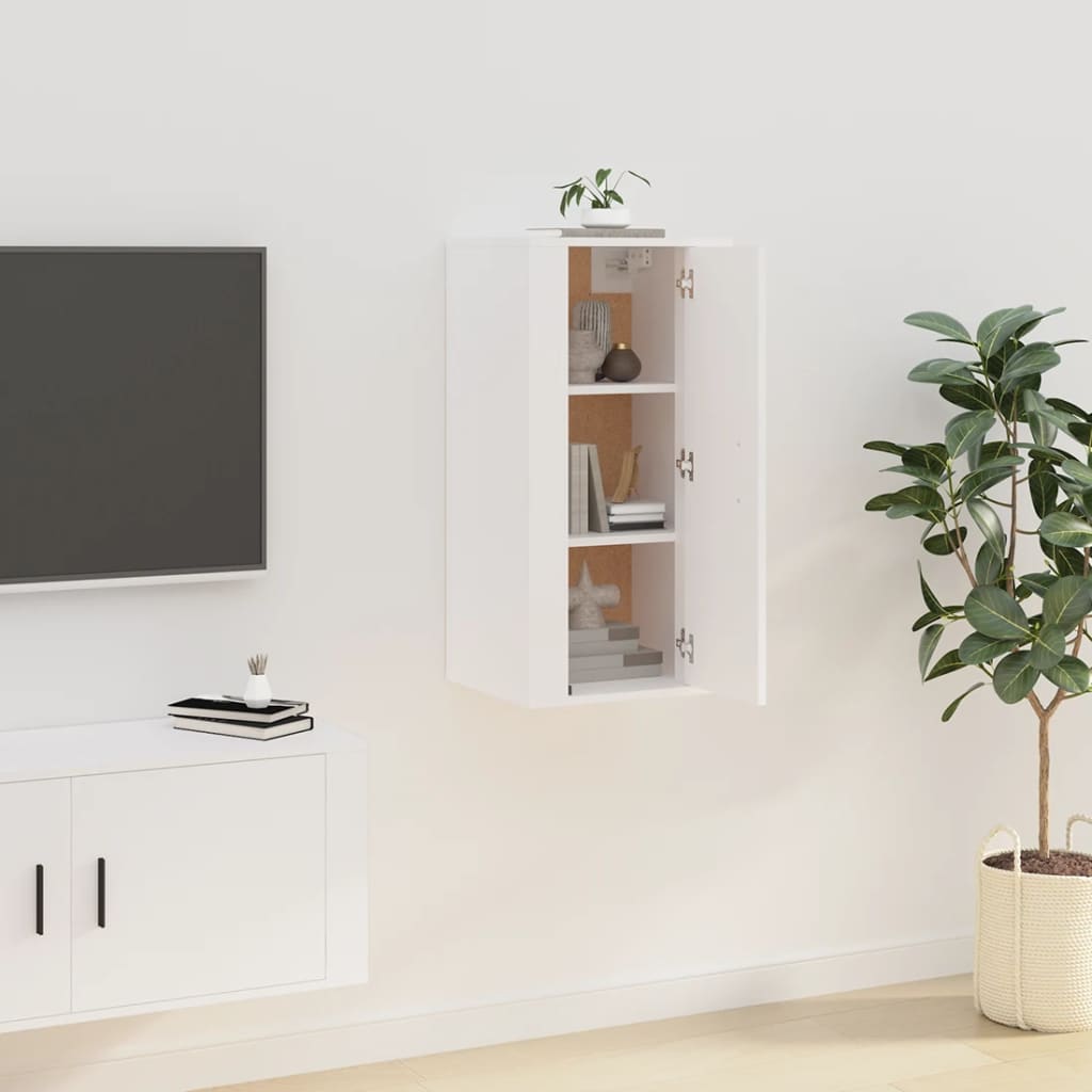 TV-Wandschrank Weiß 40x34,5x80 cm - Pazzar.ch
