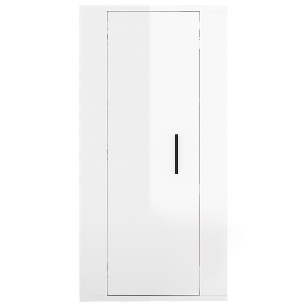 TV-Wandschrank Hochglanz-Weiß 40x34,5x80 cm - Pazzar.ch