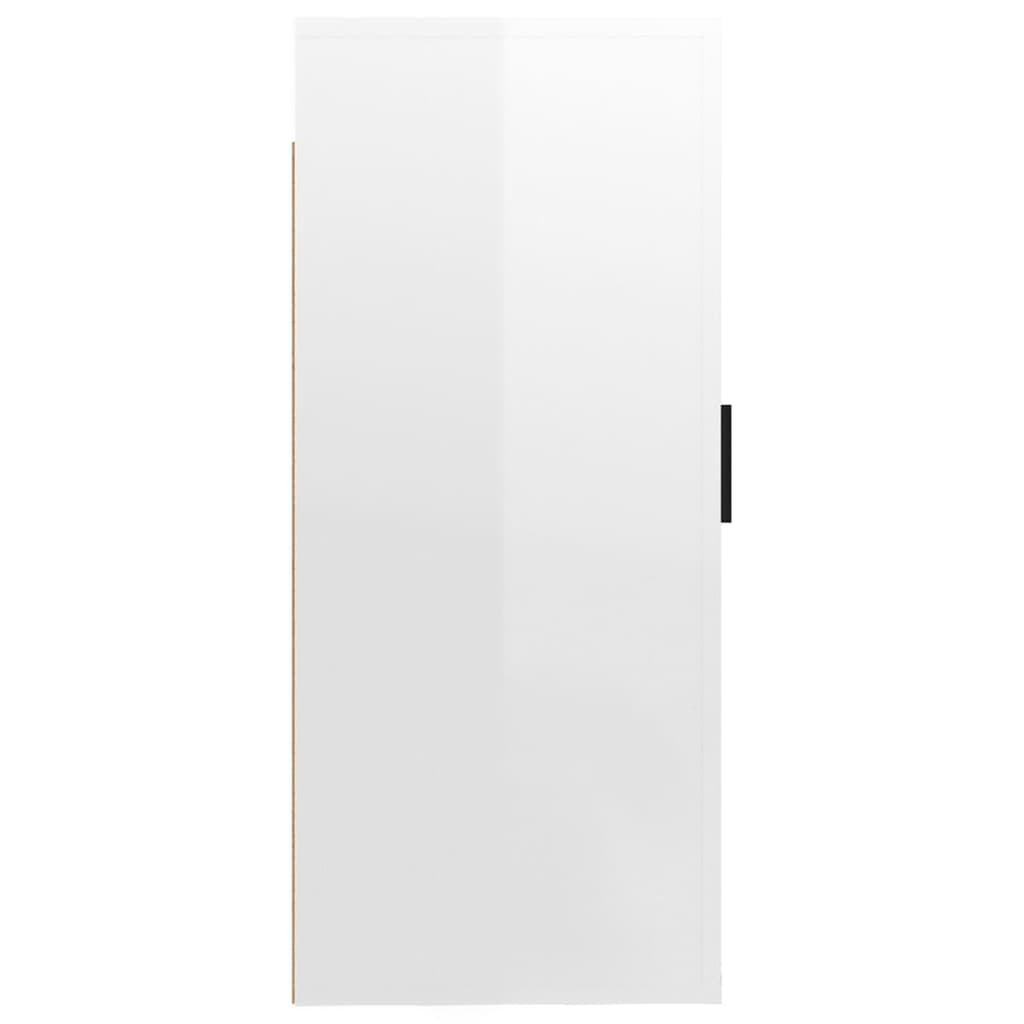 TV-Wandschrank Hochglanz-Weiß 40x34,5x80 cm - Pazzar.ch